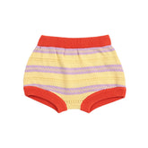 Bobo Choses Baby Gebreide Bloomer - Bloem/beige