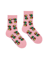 Bobo Choses Dices all over korte Sokken - Roze