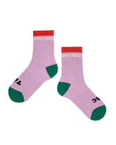 Bobo Choses Tic Tac Toe korte Sokken - Paars