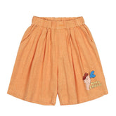 Jelly Mallow Make Friends Pintuck Shorts - Orange