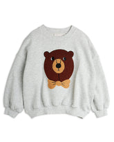 MINI RODINI Bear chenille sweatshirt - Grijs Melange