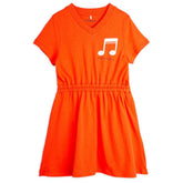 MINI RODINI Jurk Muzieknoot sp - Rood