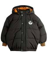 MINI RODINI Winterjas Ritzratz patch puffer - Zwart
