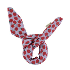 Piupiuchick haarband bandana paars met appelprint