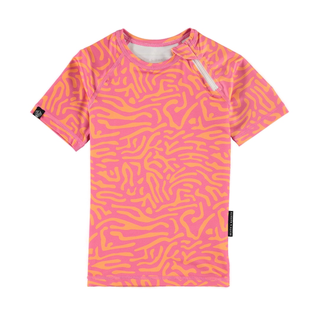Beach & Bandits UV-shirt - Pink Coral Tee