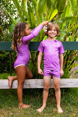 Beach & Bandits UV-shirt - Purple Shade Tee