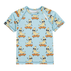 Beach & Bandits UV-shirt Korte Mouw Blauw - Let It Slide
