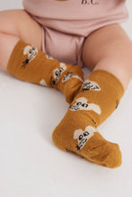 Bobo Choses Baby Mouse all over long socks - Brown