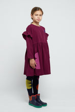 Bobo Choses Geometric shapes ruffles dress - Purple