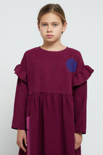 Bobo Choses Geometric shapes ruffles dress - Purple