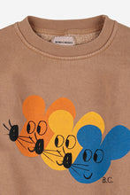 Bobo Choses Multicolor Mouse sweatshirt - Light Brown