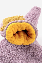 Bobo Choses Sheepskin Color Block lavander gloves - Lavender