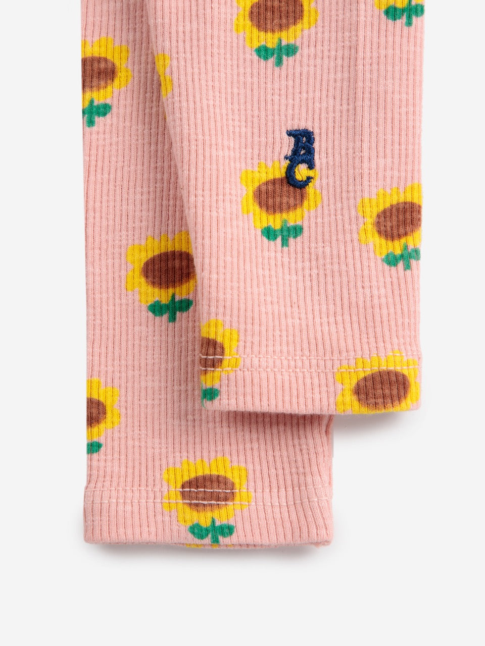 Bobo Choses Baby Legging Sunflower all over - Roze