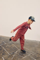 Bobo Choses Bobo Choses denim broek - Rood