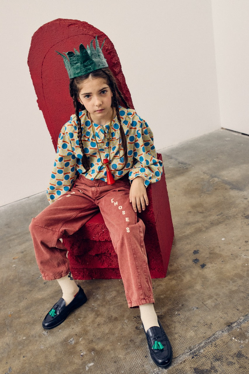 Bobo Choses Bobo Choses denim broek - Rood