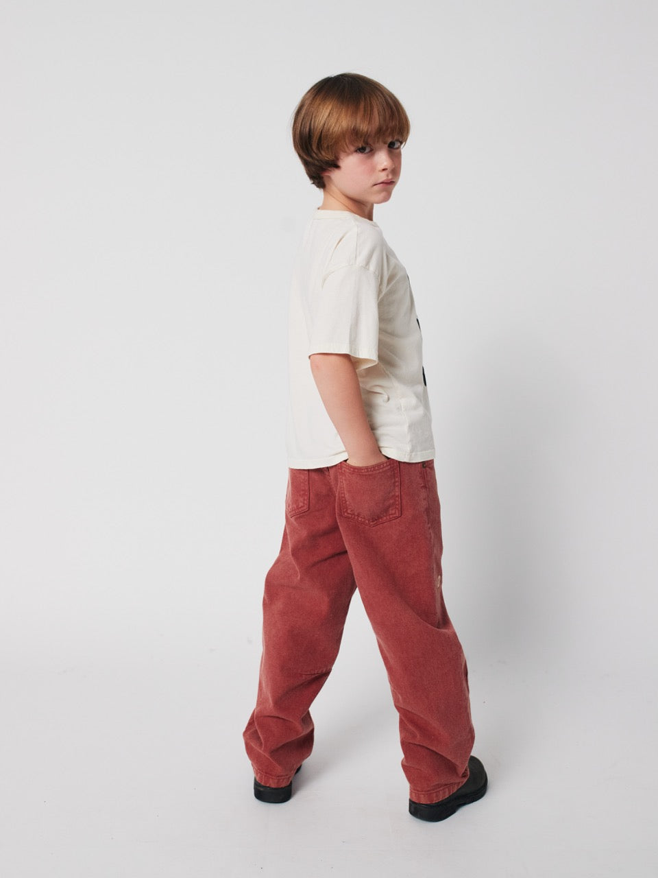 Bobo Choses Bobo Choses denim broek - Rood
