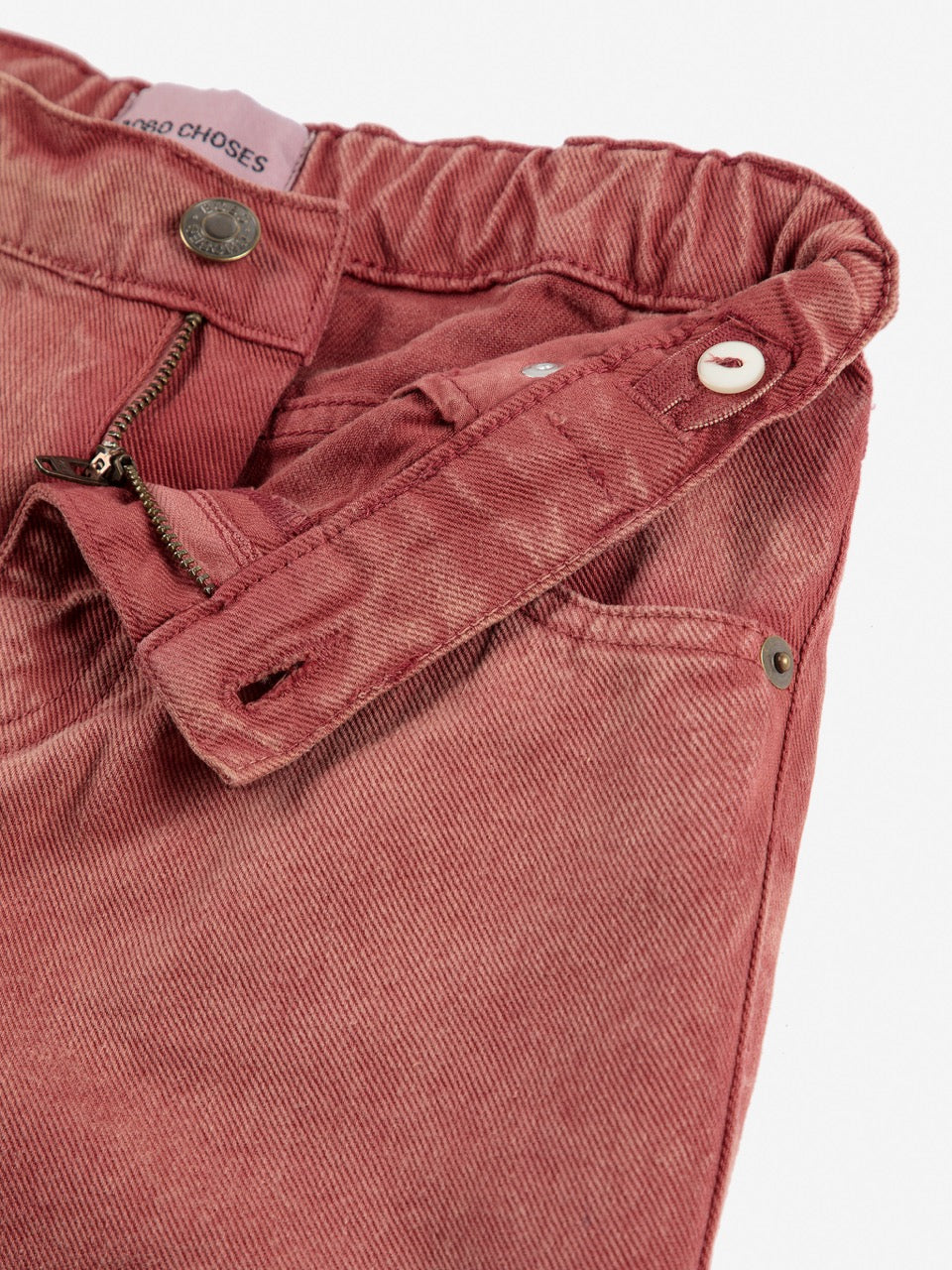 Bobo Choses Bobo Choses denim broek - Rood