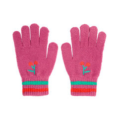 Bobo Choses roze handschoenen met kersen print