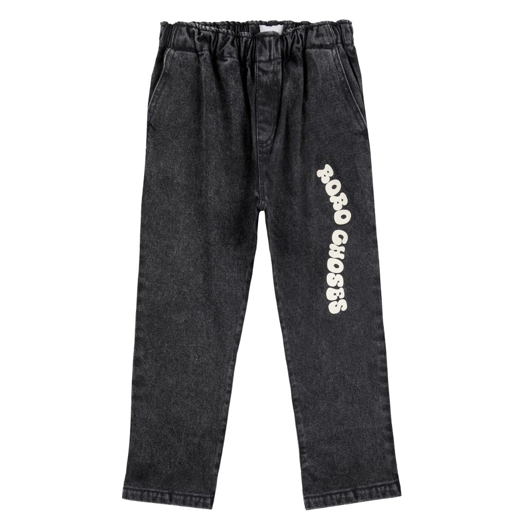 Bobo Choses Denim Broek Wavy Bobo Choses - Donkergrijs