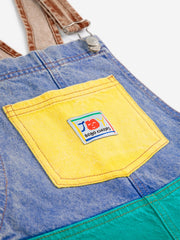Bobo Choses Denim Tuinbroek Smiling Colorblock