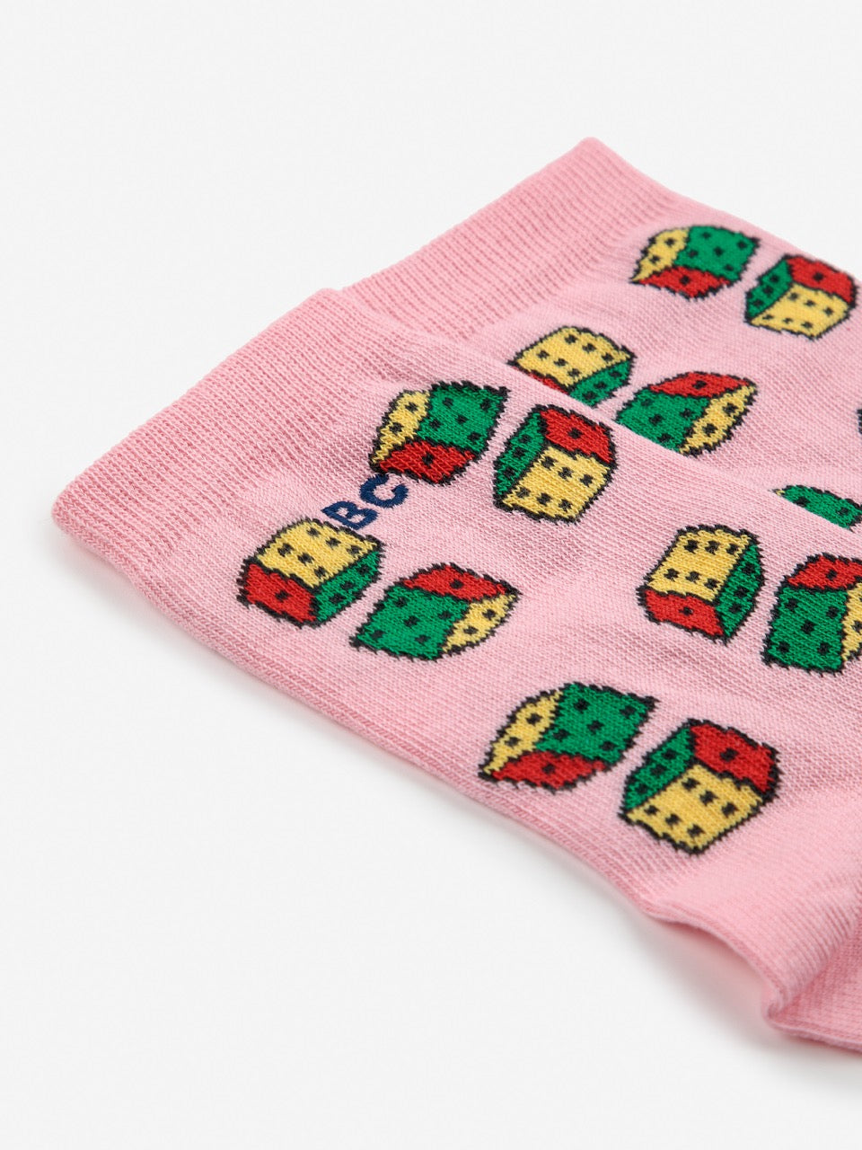 Bobo Choses Dices all over korte Sokken - Roze