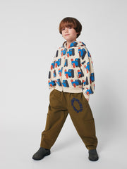 Bobo Choses Doggy Mate Hoodie met rits - Offwhite