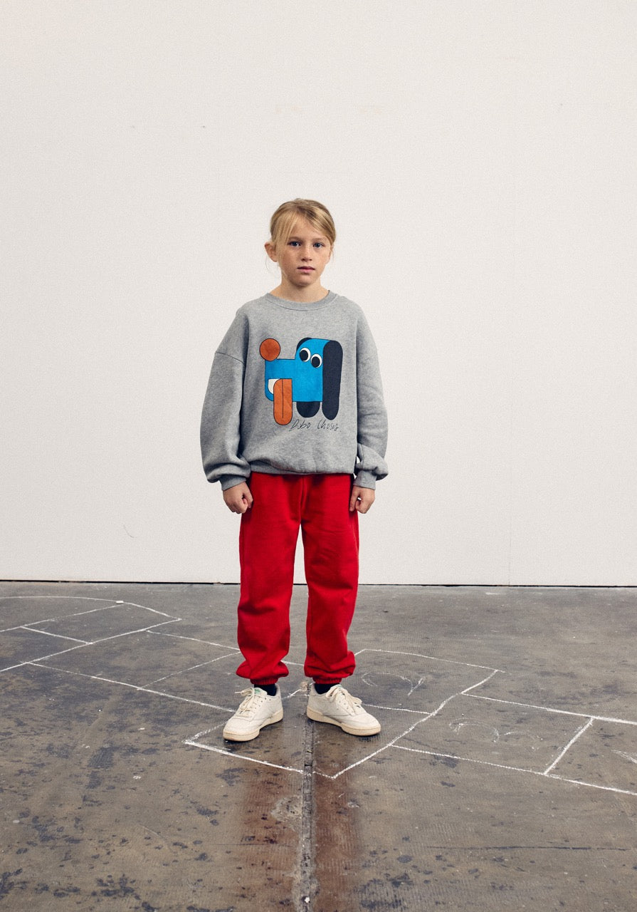 Bobo Choses Doggy Mate Trui - Gemêleerd grijs