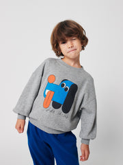 Bobo Choses Doggy Mate Trui - Gemêleerd grijs