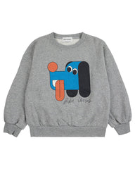 Bobo Choses Doggy Mate Trui - Gemêleerd grijs