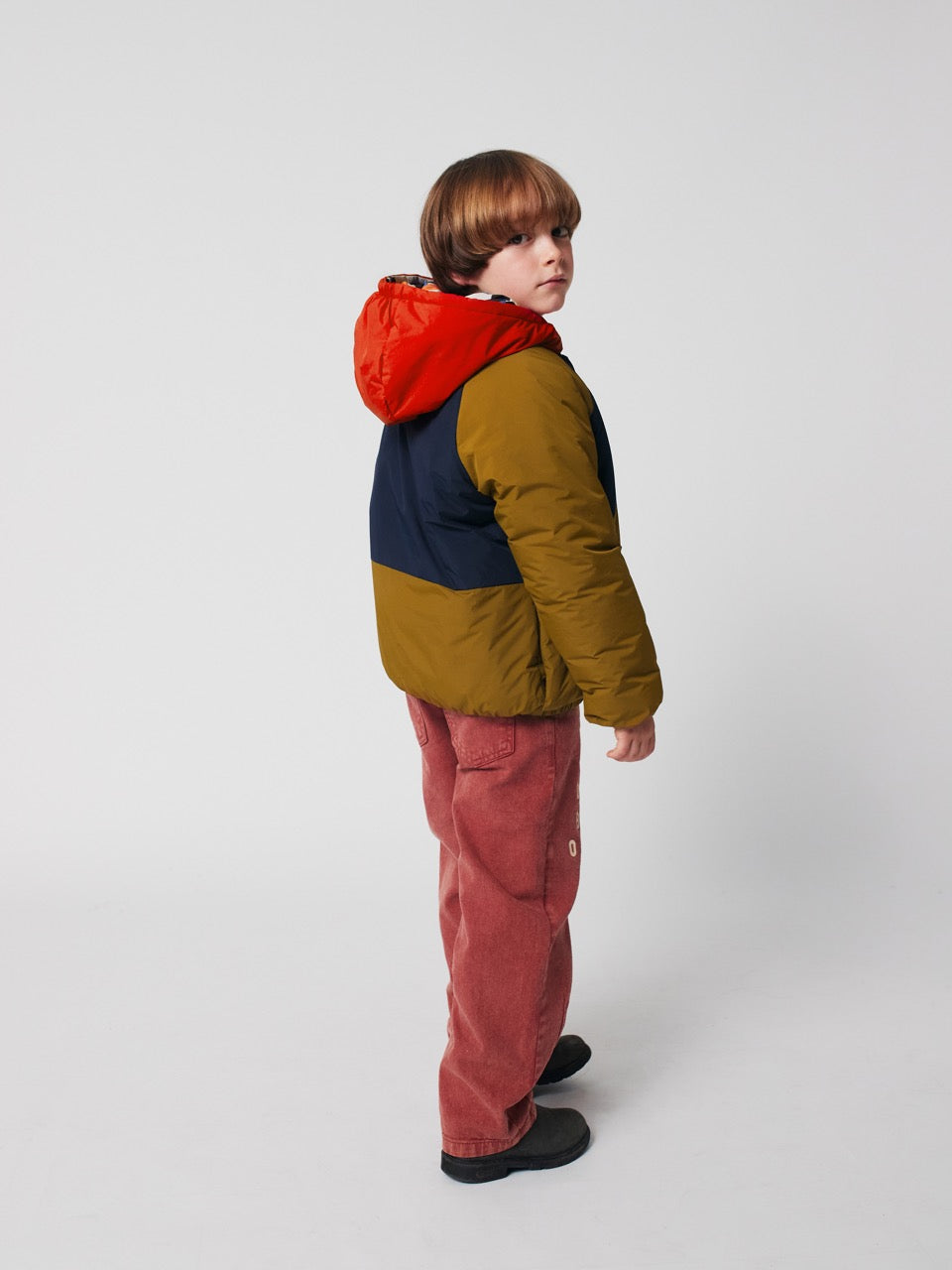 Bobo Choses Doggy Mate all over Omkeerbare Winterjas - Offwhite