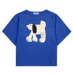 Bobo Choses tshirt blauw hond