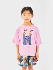 Bobo Choses Faraway Castle short sleeve T-shirt