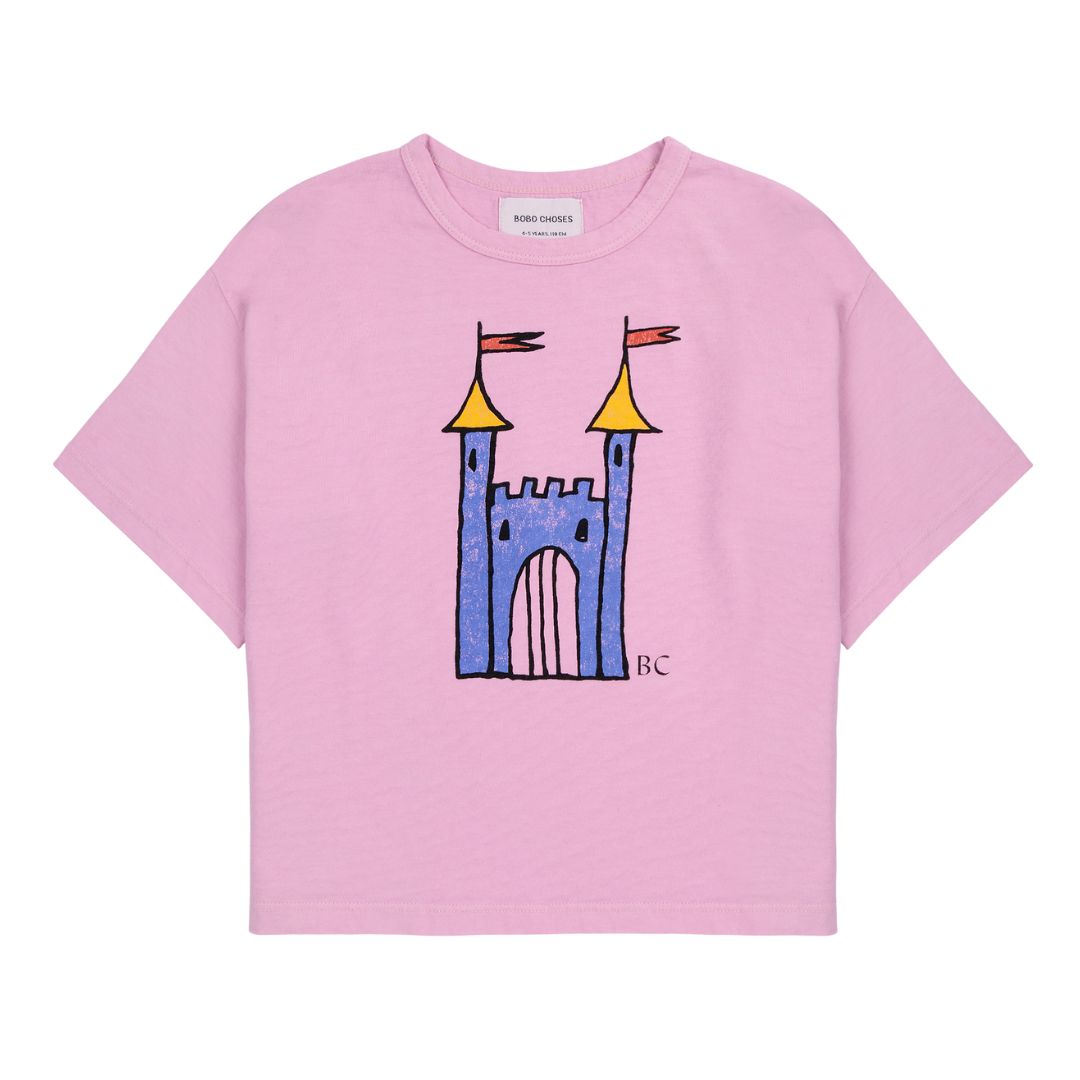 Bobo Choses tshirt roze kasteel