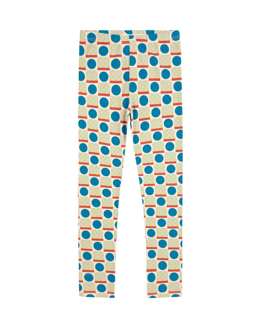 Bobo Choses Geometric Scacs all over legging - Offwhite