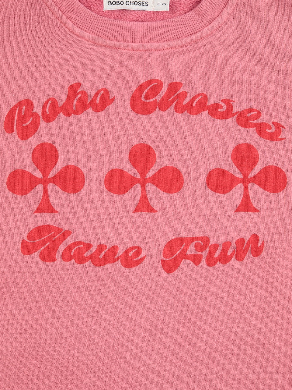Bobo Choses Have Fun Sweaterdress - Roze