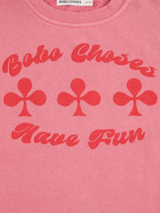Bobo Choses Have Fun Sweaterdress - Roze