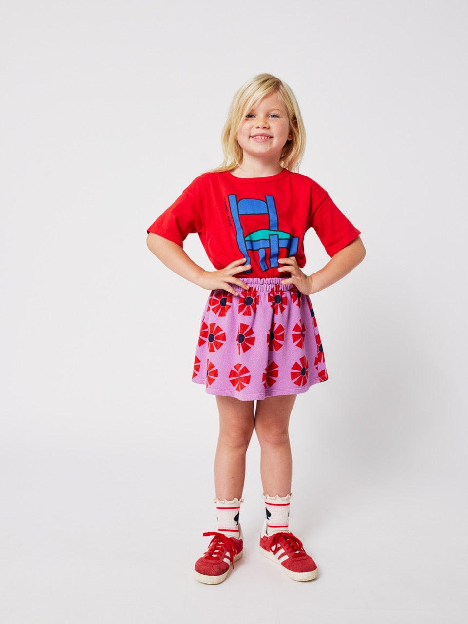 Bobo Choses Kaleidoscope all over rok - Paars
