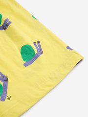 Bobo Choses Korte Broek Funny Snail All over - Geel