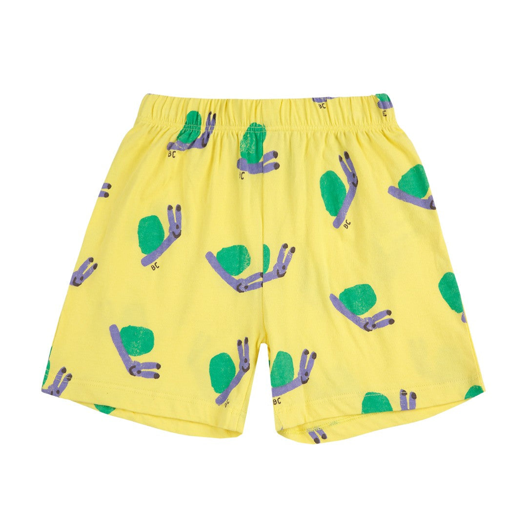 Bobo Choses korte Broek Funny Snail All over - Geel