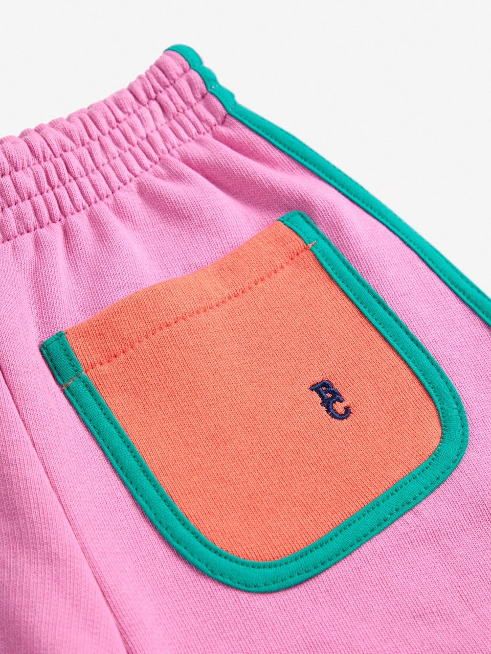 Bobo Choses Korte Broek Pink Colorblock - Fuchsia