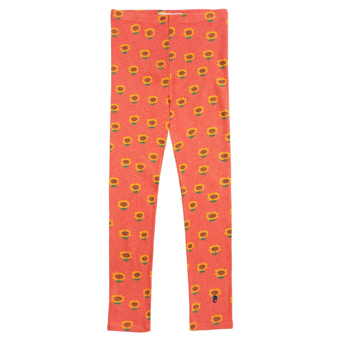 Bobo Choses Legging Sunflower all over - Rood