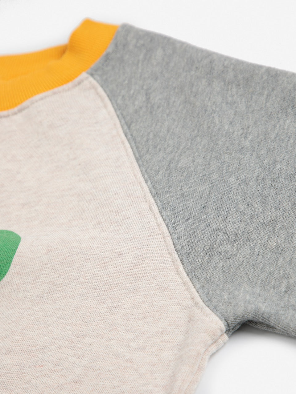 Bobo Choses Lucky Clover raglan Trui - Gemêleerd grijs