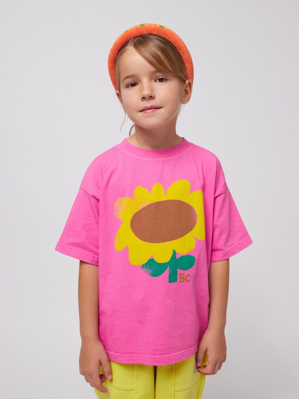 Bobo Choses T-shirt Sunflower - Fuchsia