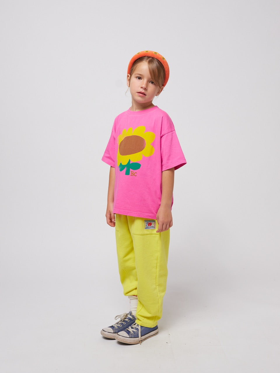 Bobo Choses T-shirt Sunflower - Fuchsia