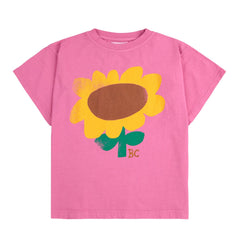 Bobo Choses T-shirt Sunflower - Fuchsia