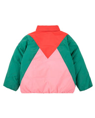 Bobo Choses Tic Tac Toe color block Winterjas - Multicolor