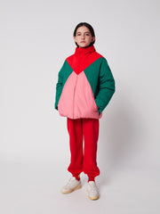 Bobo Choses Tic Tac Toe color block Winterjas - Multicolor