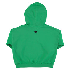 Piupiuchick Hoodie Green w/ "cavalier" print