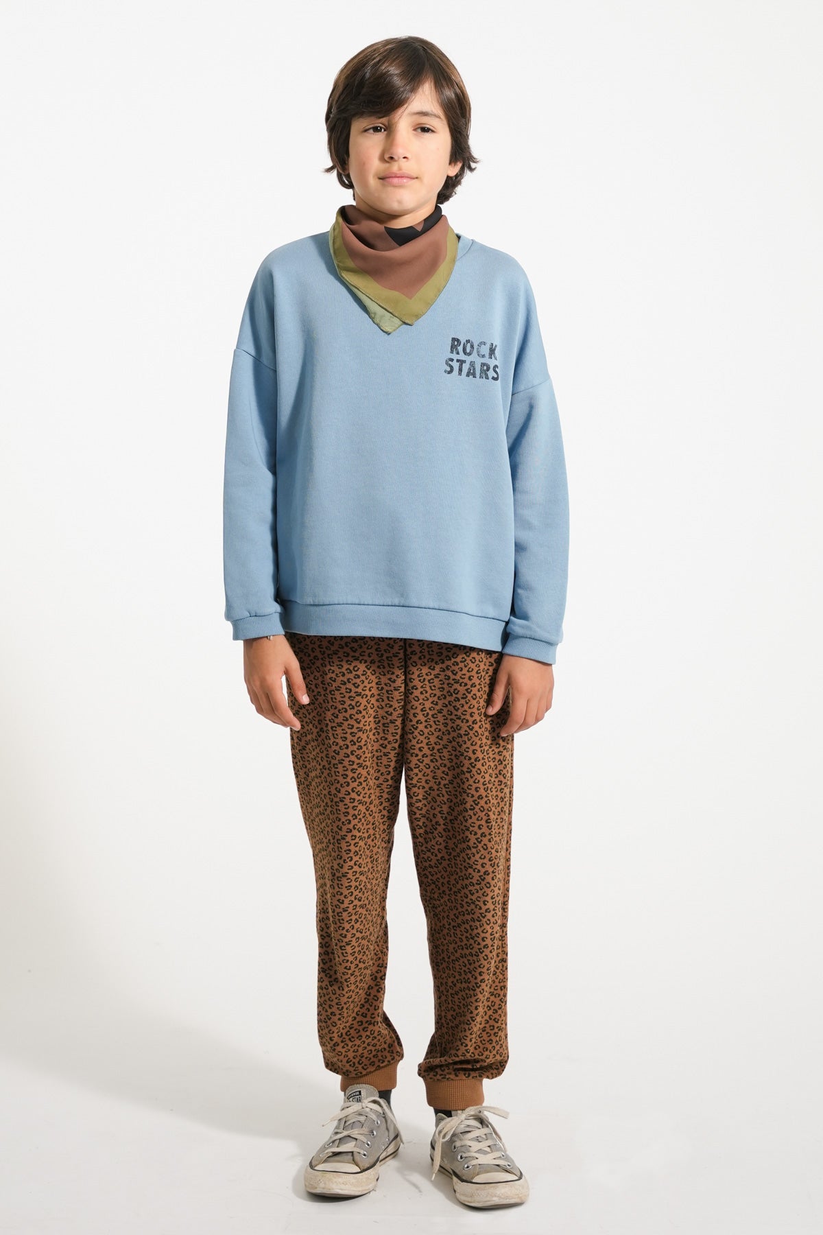Piupiuchick Joggingbroek - Brown animal print