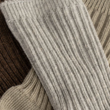 Konges Sløjd 3 Pack Rib Socks - Soft Grey/Ment/Brown